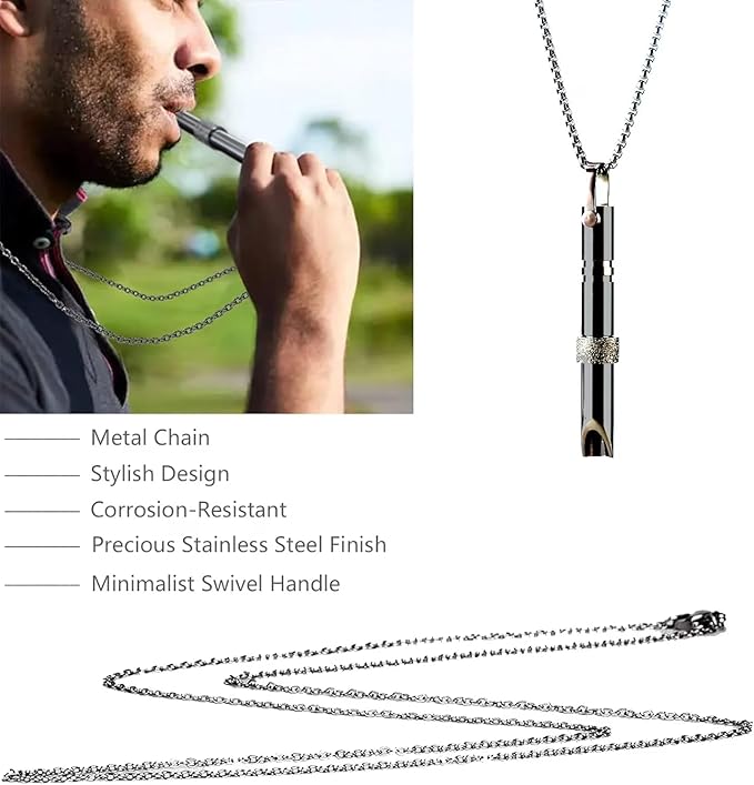 Anxiety Relief Necklace – Portable Breathing Tool for Calm & Focus